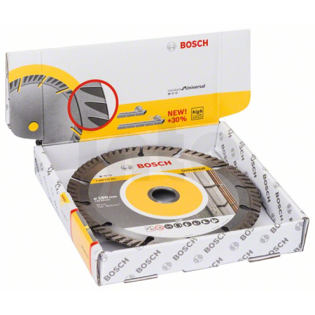 BOSCH Diamantový dělicí kotouč Standard for Universal 180 × 22,23 (balení 10 ks) 2608615064