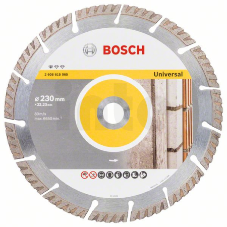 BOSCH Diamantový dělicí kotouč Standard for Universal 230 × 22,23 2608615065