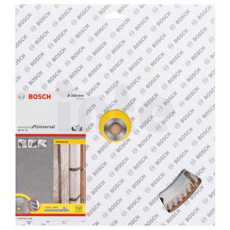 BOSCH Diamantový dělicí kotouč Standard for Universal 300 × 20 2608615068