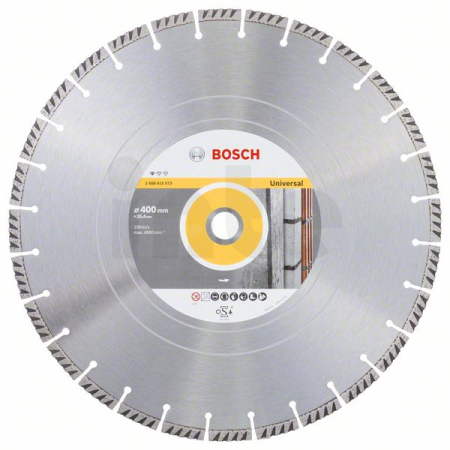 BOSCH Diamantový dělicí kotouč Standard for Universal 400 × 25,4 2608615073