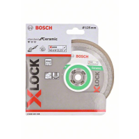 BOSCH Diamantový řezný kotouč Standard for Ceramic systému X-LOCK, 125×22,23×1,6×7 2608615138