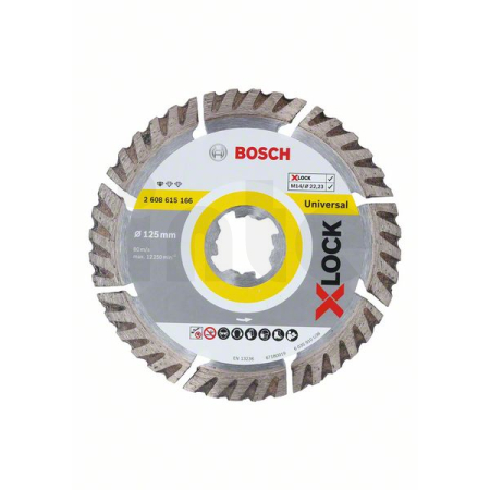 BOSCH X-LOCK Standard for Universal, 125×22,23×2×10 2608615166