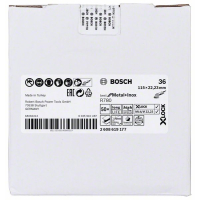 BOSCH Fíbrový kotouč Best for Metal + Inox systému X-LOCK, 115 mm, G36, otvor ve tvaru hvězdy, R780 2608619177