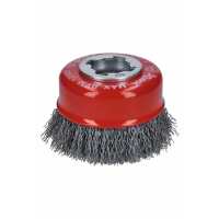 BOSCH Hrnkový kartáč systému X-LOCK, zvlněný drát, 75, nerezová ocel 2608620725