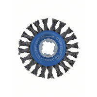 BOSCH Kotoučový drátěný kartáč systému X-LOCK, copánkový, 115, ocel 2608620731