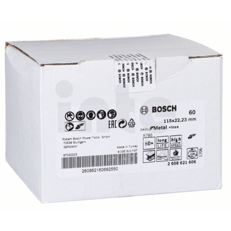 BOSCH Fíbrový brusný kotouč R780, Best for Metal + Inox 2608621606