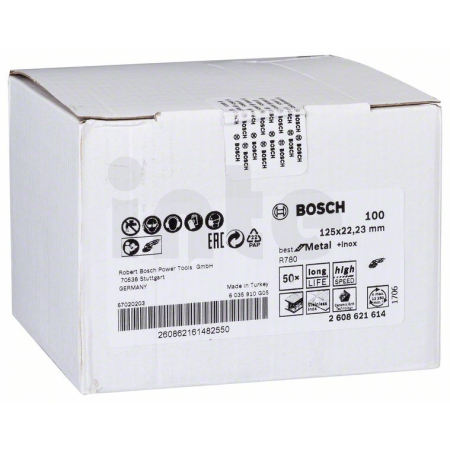 BOSCH Fíbrový brusný kotouč R780, Best for Metal + Inox 2608621614