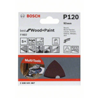 BOSCH Brusný papír F460 BfWP, G180, 93 mm, 5 ks 2608621688