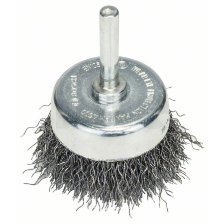 BOSCH Hrnkový kartáč, zvlněný drát, 50×0,3 mm, ocel 2608622006