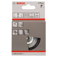 BOSCH Kotoučový drátěný kartáč, zvlněný drát, 75×0,3 mm, ocel 2608622007