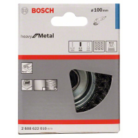 BOSCH Hrncový kartáč, copový, 100 mm, ocel 2608622010