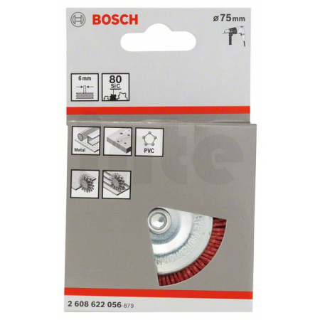 BOSCH Kotoučový kartáč 75×1 mm s nylonovými štětinami 2608622056