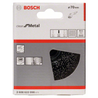 BOSCH Hrnkový kartáč, zvlněný drát, 70 mm, ocel 2608622098