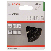 BOSCH Hrnkový kartáč, zvlněný drát, 75, nerezová ocel 2608622102