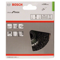 BOSCH Hrnkový kartáč, zvlněný drát, 100, nerezová ocel 2608622103