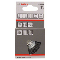 BOSCH Kotoučový drátěný kartáč, zvlněný drát, 50×0,2 mm, ocel 2608622111