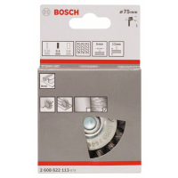 BOSCH Kotoučový drátěný kartáč, copánkový, 75×0,5 mm, ocel 2608622113