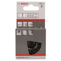BOSCH Hrnkový kartáč, zvlněný drát, 50×0,3 mm, nerezová ocel 2608622117