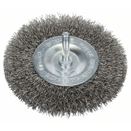 BOSCH Kotoučový drátěný kartáč, zvlněný drát, 100×0,3 mm, nerezová ocel 2608622124