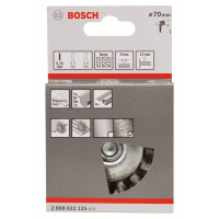 BOSCH Kotoučový drátěný kartáč, copánkový, 70×0,35 mm, nerezová ocel 2608622125