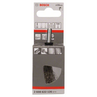 BOSCH Koncový kartáč, zvlněný drát, 15 × 0,2 mm, nerezová ocel 2608622126