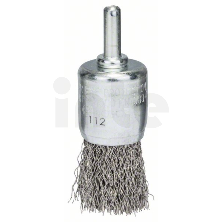BOSCH Koncový kartáč, zvlněný drát, 25 × 0,3 mm, nerezová ocel 2608622127