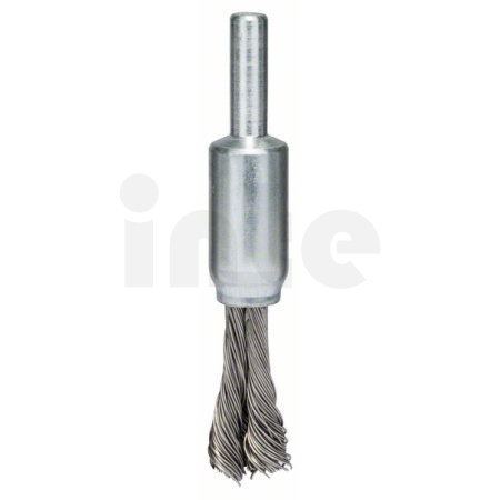 BOSCH Koncový kartáč, copánkový, 10 × 0,35 mm, nerezová ocel 2608622128
