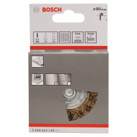 BOSCH Kotoučový drátěný kartáč, zvlněný drát, 80×0,2 mm, mosazný povrch 2608622130
