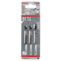 BOSCH Pilový plátek do kmitací pily T 101 B, 3 ks 2608630557