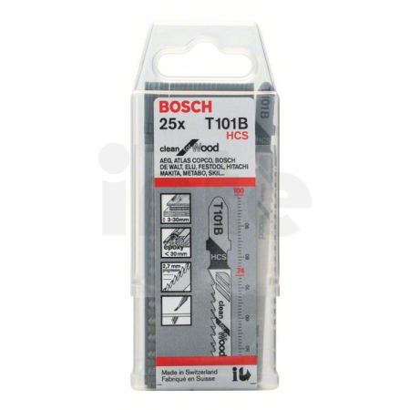 BOSCH Pilový plátek do kmitací pily T 101 B, 25 ks 2608633622