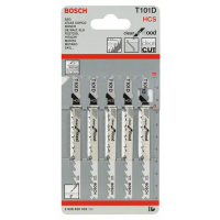 BOSCH Pilový plátek do kmitací pily T 101 D, 5 ks 2608630032
