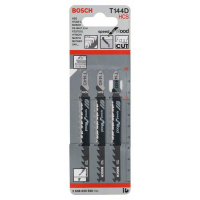 BOSCH Pilový plátek do kmitací pily T 144 D, 3 ks 2608630560