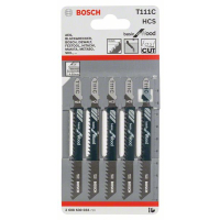 BOSCH Pilový plátek do kmitací pily T 111 C, 5 ks 2608630033