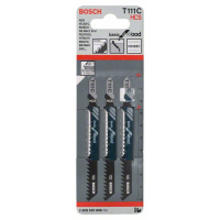 BOSCH Pilový plátek do kmitací pily T 111 C, 3 ks 2608630808