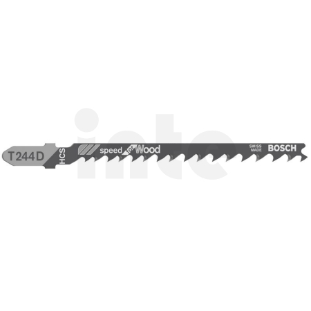 BOSCH Pilový plátek do kmitací pily T 244 D, 5 ks 2608630058
