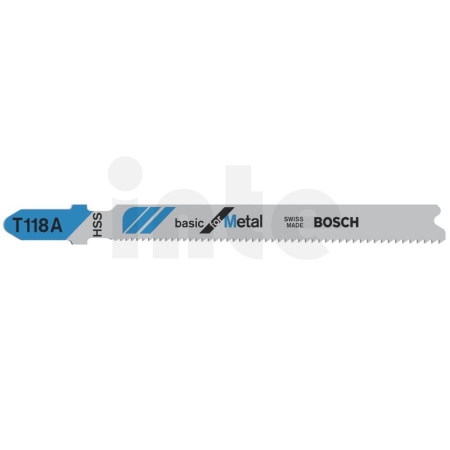 BOSCH Pilový plátek do kmitací pily T 118 A, 5 ks 2608631013