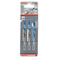 BOSCH Pilový plátek do kmitací pily T 118 A, 3 ks 2608631507