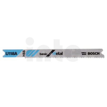 BOSCH Pilový plátek do kmitací pily U 118 A, 3 ks 2608631511