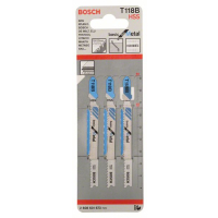 BOSCH Pilový plátek do kmitací pily T 118 B, 3 ks 2608631673
