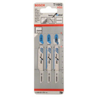BOSCH Pilový plátek do kmitací pily T 118 G, 3 ks 2608631674