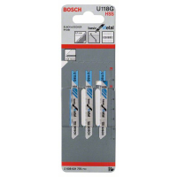 BOSCH Pilový plátek do kmitací pily U 118 G, 3 ks 2608631770