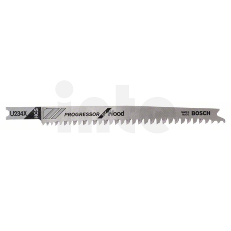 BOSCH Pilový plátek do kmitací pily U 234 X, 3 ks 2608633525