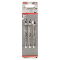 BOSCH Pilový plátek do kmitací pily U 234 X, 3 ks 2608633525