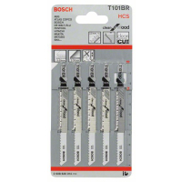 BOSCH Pilový plátek do kmitací pily T 101 BR, 5 ks 2608630014