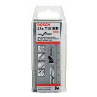 BOSCH Pilový plátek do kmitací pily T 101 BR, 25 ks 2608633623