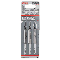 BOSCH Pilový plátek do kmitací pily T 101 BR, 3 ks 2608633779