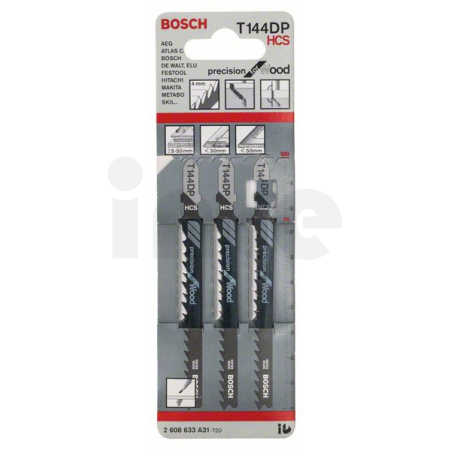 BOSCH Pilový plátek do kmitací pily T 144 DP 2608633A31