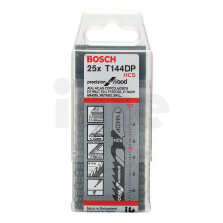 BOSCH Pilový plátek do kmitací pily T 144 DP, 25 ks 2608633A39
