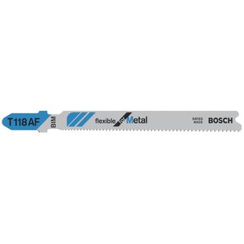 BOSCH Pilový plátek do kmitací pily T 118 AF, 5 ks 2608634505