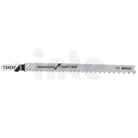BOSCH Pilový plátek do kmitací pily T 345 XF, 5 ks 2608634994